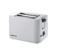 Muvip Tostadora de Pan 700W - Capacidad para 2 Rebanadas - 6 Niveles de Tostado - Parada Automatica y Manual