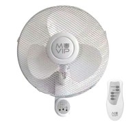 Muvip Ventilador de Pared - 45W - 3 Velocidades - Mando a Distancia - Color Blanco
