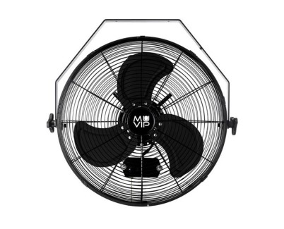 Muvip Ventilador Industrial de Pared Exterior - 140W - 3 Velocidades - Resistente a Agua y Polvo - Ajuste de Inclinacion - Color Negro