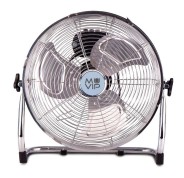 Muvip Ventilador Industrial de Suelo - 100W - 3 Velocidades - Color Plata