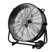 Muvip Ventilador Industrial de Suelo - 300W - 3 Velocidades - Color Negro