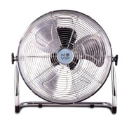 Muvip Ventilador Industrial de Suelo - 55W - 3 Velocidades - Color Plata