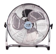 Muvip Ventilador Industrial de Suelo - 80W - 3 Velocidades - Color Plata