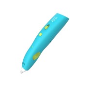 MyFirst 3D Pen Make - Lapiz para Dibujar con Filamentos de Baja Temperatura - Incluye + 25M de Filamento - Diferentes Colores - 2 Velocidades - Bateria Recargable - Color: Azul