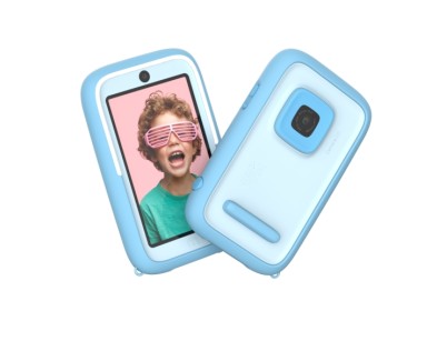 MyFirst Camera 50 Camara Digital Infantil - 20MP -Pantalla extragrande - Edicion con IA - Videoblog personal - Doble Lente - Videos y Fotos en HD - Color Azul