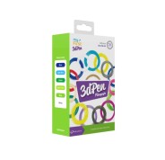 MyFirst Filament Refill - Pack 5 Recambios Filamentos para 3D PEN Artist - Colores Calidos, Amarillo, Rosa, Rojo, Purpura, Negro y Verde