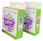 MyFirst Filament Refill - Pack 5 Recambios Filamentos para 3D PEN Make - Colores Calidos, Amarillo, Rosa, Rojo, Purpura y Negro