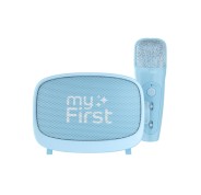 MyFirst Voice 2 Altavoz Bluetooth - Microfono Individual - MP3 - Efectos Vocales - Color Azul