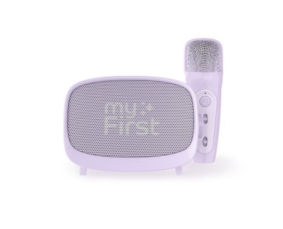 MyFirst Voice 2 Altavoz Bluetooth - Microfono Individual - MP3 - Efectos Vocales - Color Rosa
