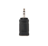 Nanocable Adaptador Audio Estereo Jack 2.5mm Hembra a Jack 3.5mm Macho - Color Negro