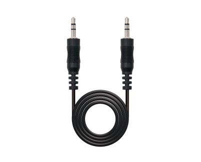 Nanocable Cable Audio Estereo Jack 3.5mm Macho a Jack 3.5mm Macho 10m - Color Negro