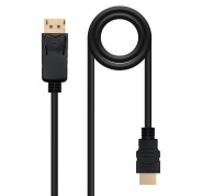 Nanocable Cable Conversor DISPLAYPORT a HDMI - DP/M - HDMI/M - 1.5 m - Color Negro