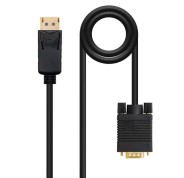 Nanocable Cable Conversor DisplayPort a VGA - DP/M - VGA/M - 1 m - Color Negro