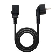 Nanocable Cable de Alimentacion CPU - Shucko CEE7 Macho a C-13 Hembra 10m - Color Negro