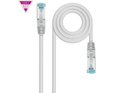 Nanocable Cable de Red Latiguillo Cat.7 600Mhz LSZH SFTP PIMF AWG26 0.30m