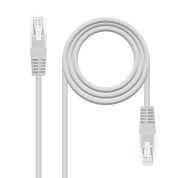 Nanocable Cable de Red Latiguillo RJ45 Cat.5e UTP AWG24 0.30m - Color Gris