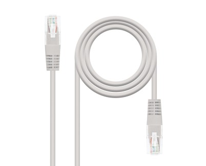 Nanocable Cable de Red Latiguillo RJ45 Cat.5e UTP AWG24 0.30m - Color Gris