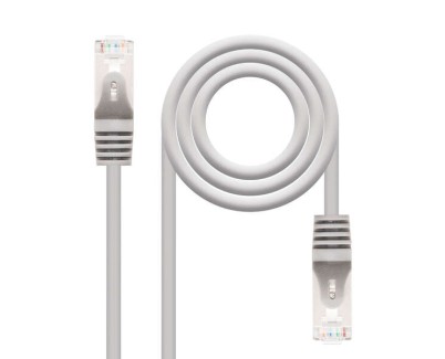 Nanocable Cable de Red Latiguillo RJ45 Cat.6 FTP AWG24 5m - Color Gris