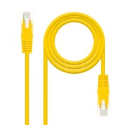 Nanocable Cable de Red Latiguillo RJ45 Cat.6 UTP AWG24 0.50m - Color Amarillo