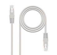Nanocable Cable de Red Latiguillo RJ45 Cat.6 UTP AWG24 - 1.5m - Color Gris
