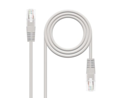 Nanocable Cable de Red Latiguillo RJ45 Cat.6 UTP AWG24 - 1.5m - Color Gris