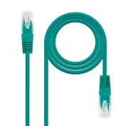 Nanocable Cable de Red Latiguillo RJ45 Cat.6 UTP AWG24 3m - Color Verde