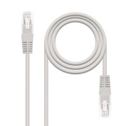 Nanocable Cable de Red Latiguillo RJ45 Cat.6 UTP AWG24 7m - Color Gris