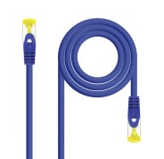 Nanocable Cable de Red Latiguillo RJ45 LSZH Cat.6a SFTP AWG26 0.50m - Color Azul