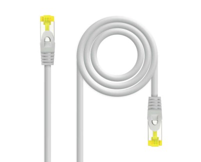 Nanocable Cable de Red Latiguillo RJ45 LSZH Cat.6A SFTP AWG26 - 1.5 m - Color Gris
