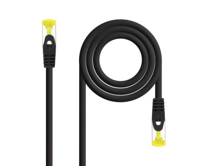 Nanocable Cable de Red Latiguillo RJ45 LSZH Cat.6a SFTP AWG26 1m - Color Negro