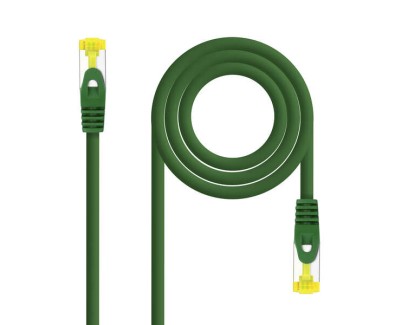 Nanocable Cable de Red Latiguillo RJ45 LSZH Cat.6a SFTP AWG26 2m - Color Verde