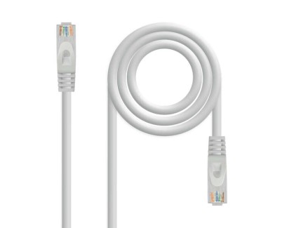 Nanocable Cable de Red Latiguillo RJ45 LSZH Cat.6a UTP AWG24 2m - Color Gris