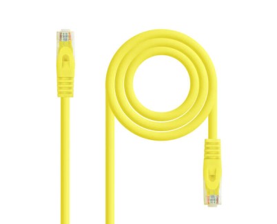 Nanocable Cable de Red Latiguillo RJ45 LSZH Cat.6a UTP AWG24 3m - Color Amarillo