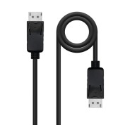Nanocable Cable Displayport 1.2 CCS DP/M-DP/M - Longitud 2m - Soporta Resoluciones de Video de hasta 4K - Color Negro