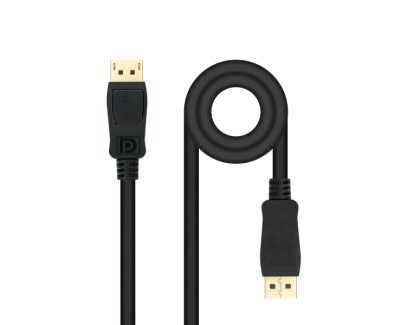 Nanocable Cable Displayport 1.4 DP/M-DP/M - Longitud 3m - Soporta Resoluciones de Video de hasta 8K - Color Negro