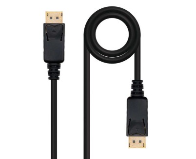 Nanocable Cable DisplayPort Macho a DisplayPort Macho 2m - Color Negro