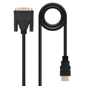Nanocable Cable DVI 18+5 Macho a HDMI Macho 1.80m - Color Negro