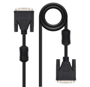 Nanocable Cable DVI Dual Link 24+1 Macho a DVI 24+1 Macho 1.80m - Color Negro