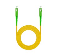 Nanocable Cable Fibra SC/APC-SC/APC Monomodo LSZH 10m - Color Amarillo