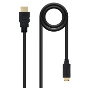 Nanocable Cable HDMI v1.3 Macho a Mini HDMI Macho 1.80m - Color Negro