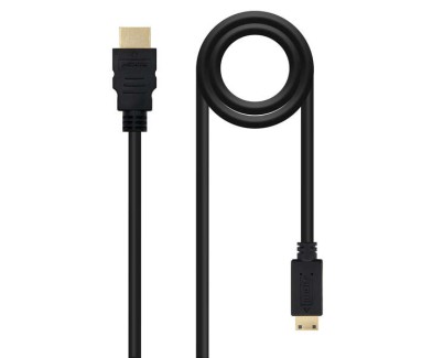 Nanocable Cable HDMI v1.3 Macho a Mini HDMI Macho 1.80m - Color Negro