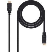 Nanocable Cable HDMI v1.4 con Repetidor Macho a HDMI v1.4 Macho 20m - Alta Velocidad - Color Negro