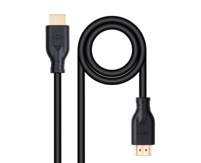 Nanocable Cable HDMI V2.0 4K@60Hz 18Gbps CCS 0.5m - Color Negro