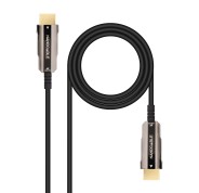 Nanocable Cable HDMI v2.0 AOC Macho a HDMI v2.0 Macho 10m - 4K@60Hz 18Gbps - Color Negro