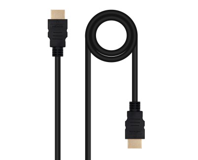 Nanocable Cable HDMI v2.0 Macho a HDMI v2.0 Macho 1m - 4K@60Hz 18Gbps - Color Negro