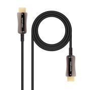 Nanocable Cable HDMI v2.1 AOC Macho a HDMI v2.1 Macho 15m - 8K@60Hz 4K@120Hz 48Gbps - Color Negro