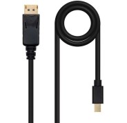Nanocable Cable Mini DP Macho a DisplayPort Macho 2m - Color Negro