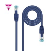 Nanocable Cable Red Cat.7 LSZH SFTP PIMF AWG26 50cm - Color Azul