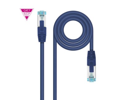 Nanocable Cable Red Cat.7 LSZH SFTP PIMF AWG26 50cm - Color Azul