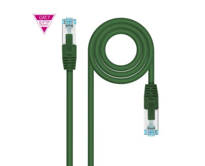 Nanocable Cable Red Cat.7 LSZH SFTP PIMF AWG26 50cm - Color Verde